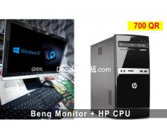 HP Cpu + BenQ ET-0022-NA - LCD monitor - (Full HD)