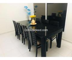 Dining table with 8 chair