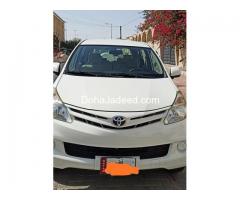 TOYOTA AVANZA WHITE FOR SALE