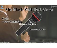 Mic Black with red cover