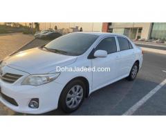 2013 model Toyota corolla 1.8cc