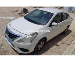 NISSAN SUNNY WHITE COLOR ,MODEL-2015,