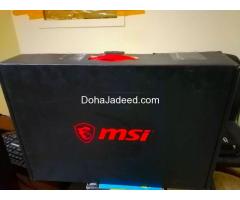 Msi gaming laptop empty box, useable for any msi model.