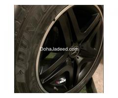AMG 63 rims with tyre no scratches Like New