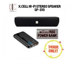 X.cell Wireless Hi-fi Stereo Speaker SP- 310 with free power bank