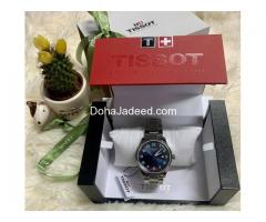 Original and BRAND NEW - Tissot Classic Blue Dial Gray Stainless Steel Watch with Complete Box