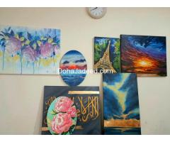 Handmade paintings frames available