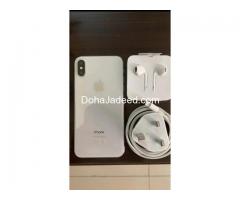 Iphone X 256gb white color.