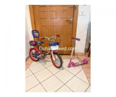 16” Children Bicycle (Red/Blue)
