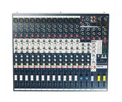 Soundcraft - EFX12 Audio Mixer and Behringer 9-Band Graphic Equalizer