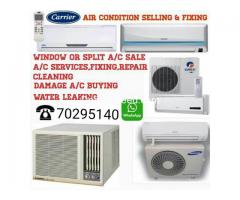 WINDOW AC & SPLIT AC GOOD QUALITY FOR SALE,SERVICE,FIXING,MOVING,GAS FILING,REPAIRING