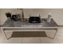 Grey tv table