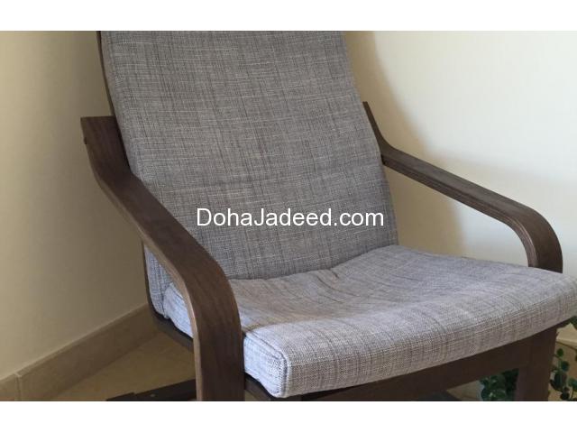 Arm Chair Ikea Poang Doha Doha Jadeed