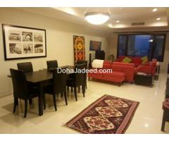 For rent fully furnished 3 bedroom + maid
