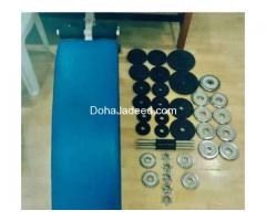 Baby Girl Things / gym equipment / wooden partition
