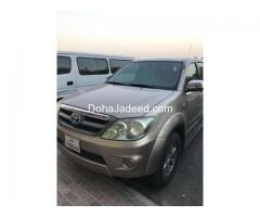 Toyota fortuner for urgent sale 2008