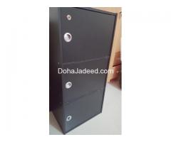 Floor standing cupboard (3 section with one lockable)