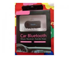 Car Bluetooth Receiver AUX Audio Stereo Handfree Receiver Adapter Kit (Black) rechargeable.