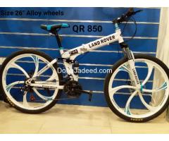 New foldable bike's for adults size 26 and 24 inches easy to close it and put it inside the car