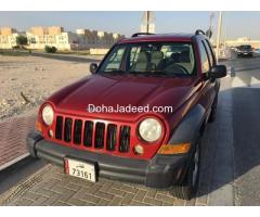 Jeep cherokee red 2007