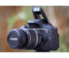Canon t6i 750d with 18_55 and bag