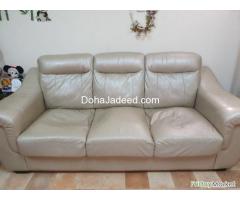 Leather Sofa -