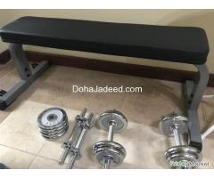 Gym Bench With Weights For Sale!